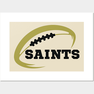 saints football Posters and Art